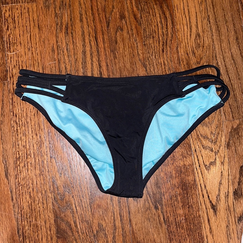 Low Rise Black Hipster Bikini Bottoms